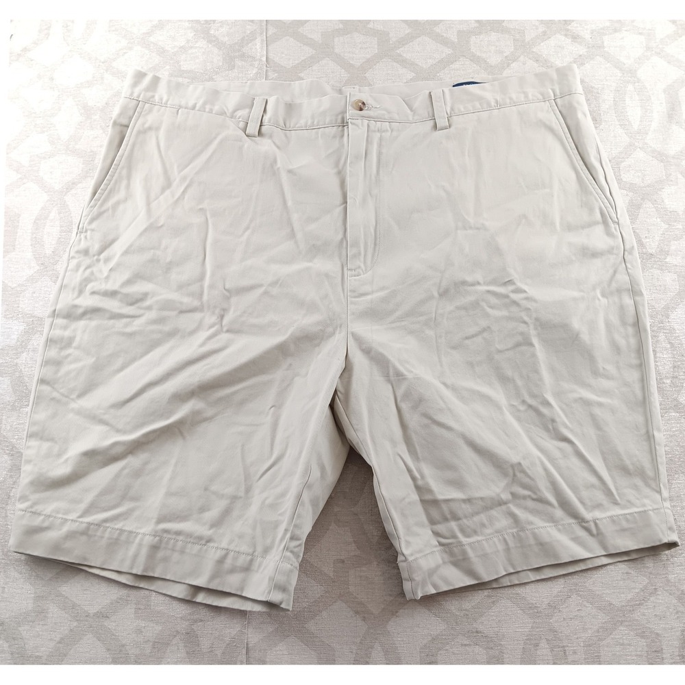 Polo Ralph Lauren Mens Chino Shorts Beige Flat‎ Front Classic Fit Size 42
